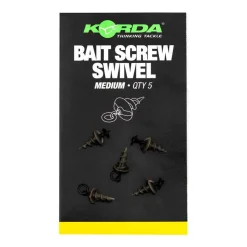 KORDA Acc.Montages/Hameçons-Emerillons micro ring swivel bait screw (x5)