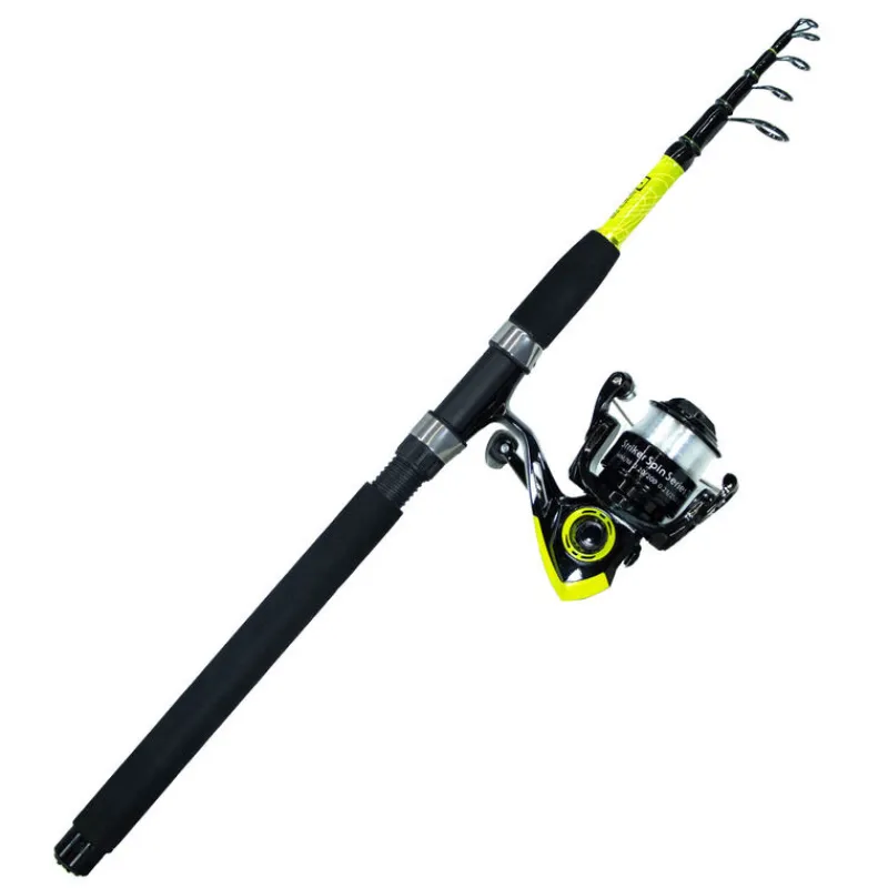 BZONE Découverte Pêche Du Carnassier|Packs Et Ensembles-Ensemble Canne Striker Telespin 240MH 10-40g + Moulinet Striker Spin 3000 + Nylon