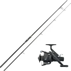 TEAM CARPFISHING Ensembles|Découverte Pêche À La Carpe-Ensemble carpe 10' 3lbs dark water canne + moulinet