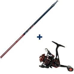 GARBOLINO Packs & Ensembles-Ensemble Canne Téléréglable 3m80 + Moulinet 800