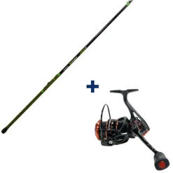 GARBOLINO Packs & Ensembles-Ensemble Canne Téléscopique 3m + Moulinet 2000