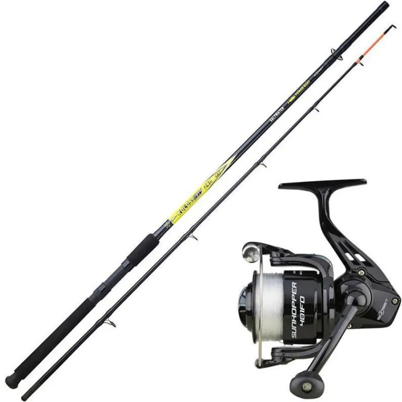 SUNSET Packs Et Ensembles-Ensemble Koloss SW 2.10m, 100-300g + Moulinet Sunhopper SWF 651 Fd