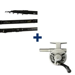 PACIFIC PECHE Packs & Ensembles-Ensemble WILDER ADJUST FE350 5-15G + MOULINET OPTIMA XS TR65