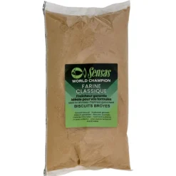 SENSAS Appâts / Amorces-Farine Biscuits Broyés 1KG