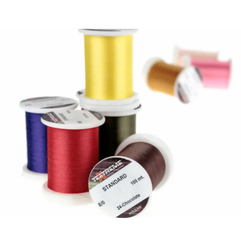 TEXTREME Fly Tying-Fil de Montage Standard Taille 8/0, 72 Den. 100 Mètres