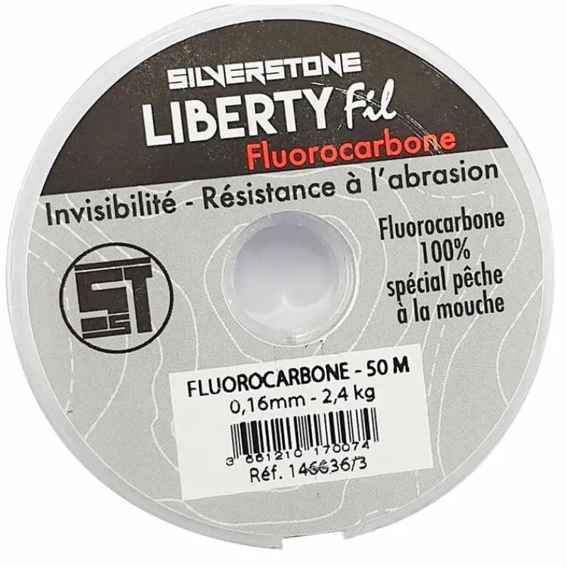 SILVER STONE Filaments-Fil fluorocarbone mouche silverstone liberty (50m)