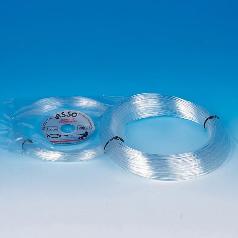 ASSO Tresses, Nylons, Fluorocarbones-Fil nylon double strengh 60m