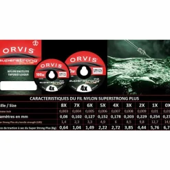 ORVIS Filaments-Fil nylon mouche super strong plus (30 m)