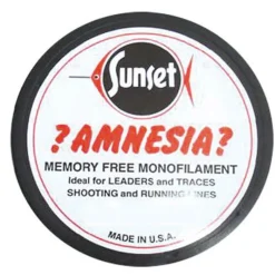 FLASHMER Pêche Aux Leurres|Tresses, Nylons, Fluorocarbones-Fil nylon tête de ligne amnesia clair 100m