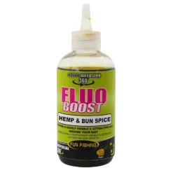 FUN FISHING Appâts / Amorces-Fluo Boost chènevis et pain d'épices