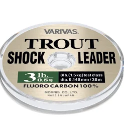 VARIVAS Tresses, Nylons, Fluorocarbones|Tresses, Nylons, Fluorocarbones-Fluorocarbone Trout Shock Leader 30m