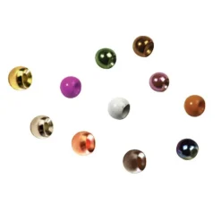 JMC Fly Tying-Fly tying billes laiton  (x25) 2,4 mm