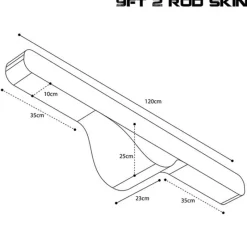 NASH Bagagerie/Rangement-Fourreaux Scope OPS Soft Protect 9ft 2RodSkin
