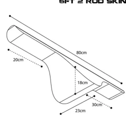 NASH Bagagerie/Rangement-Fourreaux Scope OPS Hi Protect 6ft 2 Rod Skin