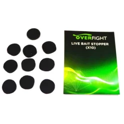 OVERFIGHT Acc. Montage / Hameçons-Gaine Stop Appât Live Bait Stopper x10