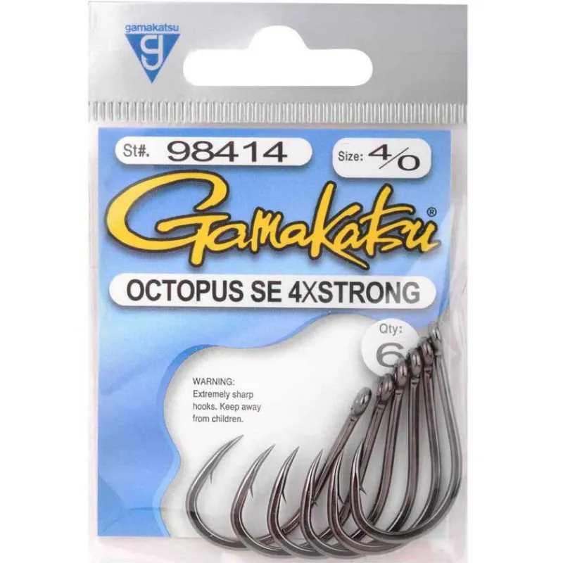 GAMAKATSU Montages / Hameçons-SW Octopus Hooks Black