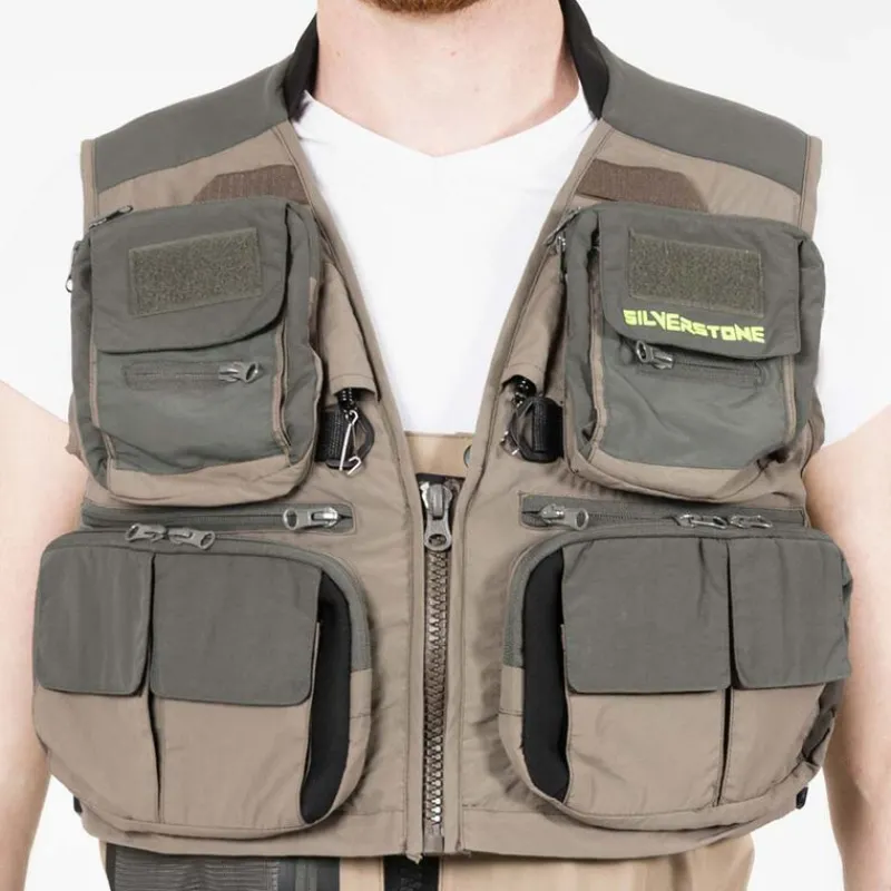 SILVER STONE Gilets Et Chest Pack|Vêtements / Gilets-Gilet silverstone hardwater gris