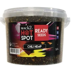 MACK2 Découverte Pêche À La Carpe|Appâts Et Fabrication-Graine cuite carpe ready made chili hemp 2.3l