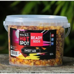 MACK2 Découverte Pêche À La Carpe|Appâts Et Fabrication-Graines cuites hot spot ready made sweet mix 2.3l
