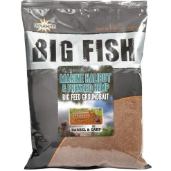 DYNAMITE BAITS Appâts Et Fabrication-Groundbait carpe big fish marine halibut / hemp 1.8kg