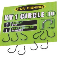 FUN FISHING Hameçons-Hamecons Non Montés KV-1