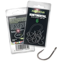 KORDA Acc.Montages/Hameçons-Hameçon carpe kontinental (x10)