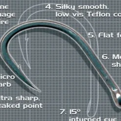 KORDA Acc.Montages/Hameçons-Hameçon carpe wide gape