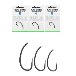 KORDA Acc.Montages/Hameçons-Hameçon Basix Kurv Barbed