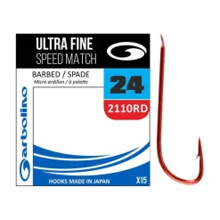 GARBOLINO Hameçons-Hameçon non monté Ultra Fine Speed Match (x15)