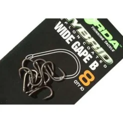 KORDA Acc.Montages/Hameçons-Hameçon sans ardillon carpe wide gape barbless