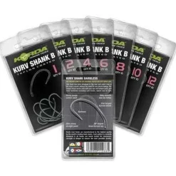 KORDA Acc.Montages/Hameçons-Hameçon sans ardillon carpe kurv shank barbless