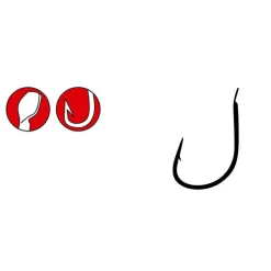 GAMAKATSU Lignes Et Accessoires De Montage-Hameçon simple carnassier 2030s truite bleu (x25)