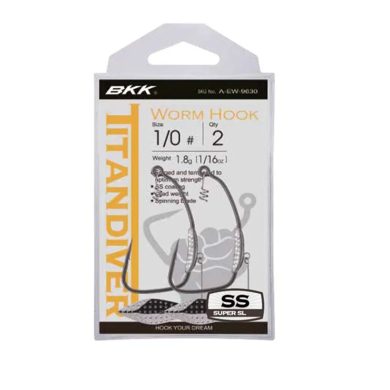BKK Hameçons Et Montages-Hameçon Texan à Palette Titan Diver (x2)