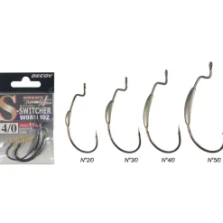 DECOY Hameçons Et Montages-Hameçon Texan Worm 102 S.Switcher
