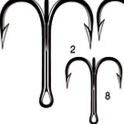 VMC Lignes Et Accessoires De Montage|Hameçons Et Montages-Hameçon triple carnassier 8540bk (x10)