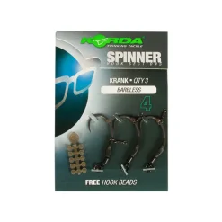 KORDA Acc.Montages/Hameçons-Hameçons montés carpe spinner hook sections krank (sans ardillon)