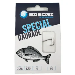 SASORI Surfcasting|Montages / Hameçons-Hameçons Montés Special Daurade 120cm (x10)