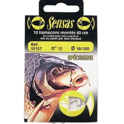 SENSAS Hameçons-Hameçons montés specimen