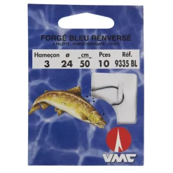 RAGOT Lignes Et Accessoires De Montage-Hameçons montés truite waterqueen bleu renversé 9335i (x10)
