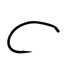 GAMAKATSU Fly Tying-Hameçons mouche c12 black (x25)