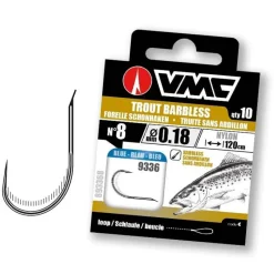 VMC Lignes Et Accessoires De Montage-Hameçons Bleu sans ardillon 10 par pochette