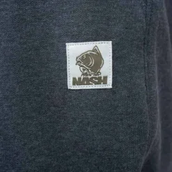 NASH Vêtements-Joggers Make it Happen Badge Grey Marl