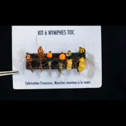STROW Leurres À Truite-Kit 6 Nymphes Toc