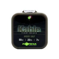 KORDA Acc.Montages/Hameçons-Leadcore Kable Tight Weave 7m Weed