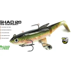 MOLIX Leurres-Leurre Souple Armé Shad 120, 35g