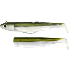 FIIISH Leurres À Truite|Pêche Aux Leurres-Leurre souple combo black minnow 70 off shore 7cm 6g