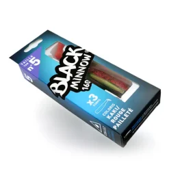 FIIISH Pêche Aux Leurres|Leurres-Leurre souple corps black minnow 160 16cm (x3)