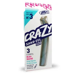 FIIISH Pêche Aux Leurres|Leurres-Leurre souple corps crazy sand eel 220 22cm (x3)