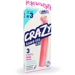 FIIISH Pêche Aux Leurres|Leurres-Leurre souple corps crazy sand eel 220 22cm (x3)