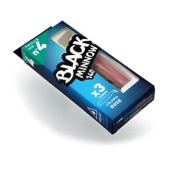 FIIISH Pêche Aux Leurres|Leurres-Leurre souple corps black minnow 140 14cm (x3)